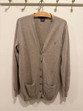 Ralph Lauren Sport 100% Wool Cardigan